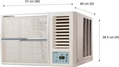 Lloyd 1 Ton 2 Star Window AC - White  (GLW12C2YWSEW, Copper Condenser) Lloyd 1 Ton 2 Star Window AC - White  (GLW12C2YWSEW, Copper Condenser)